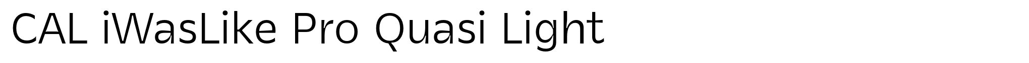 CAL iWasLike Pro Quasi Light image